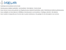 Tablet Screenshot of poikkeus.keva.fi